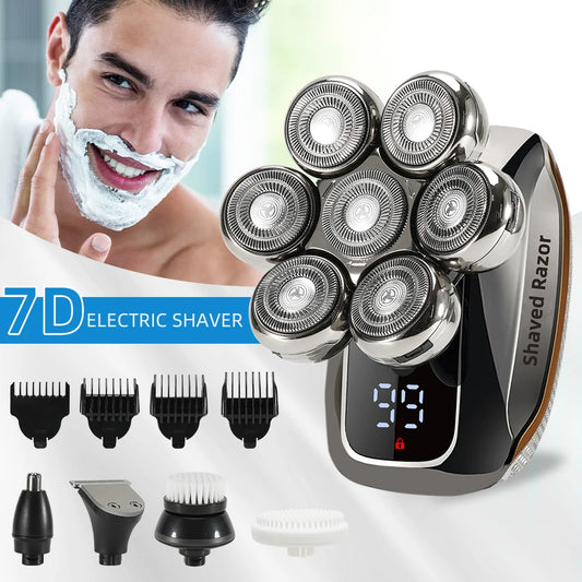 Men 7 in 1 body & bald shaver